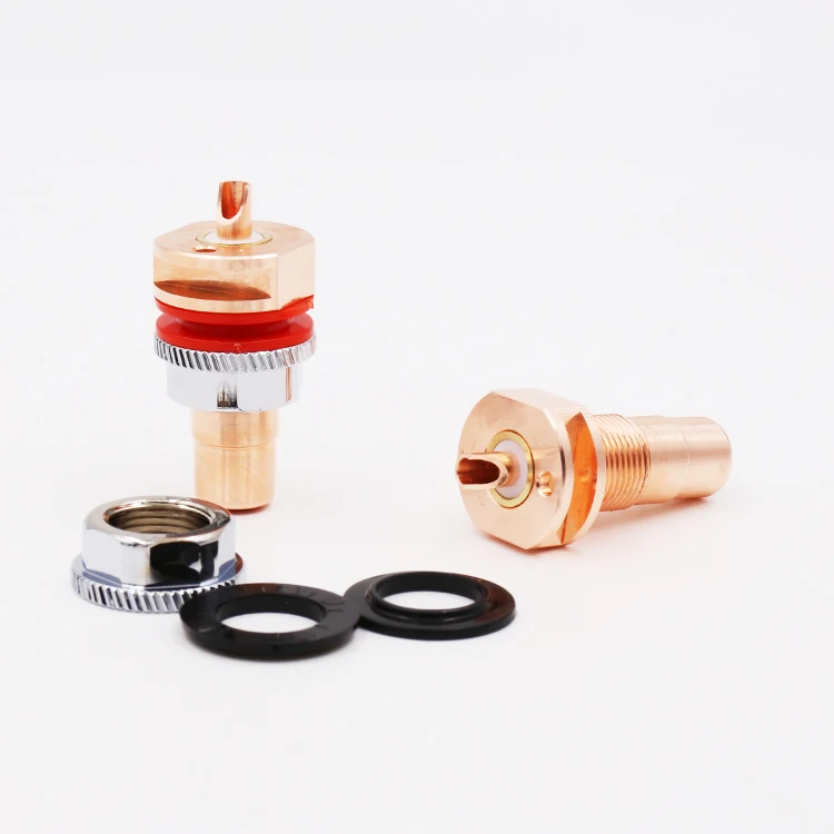 Розетка RCA из чистой меди гнездо для пайки Hifi viборг RC101|socket|hifihifi rca |