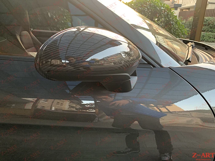 Z ART сменная Крышка для зеркала из углеродного волокна Porsche Boxter Cayman циркониевого