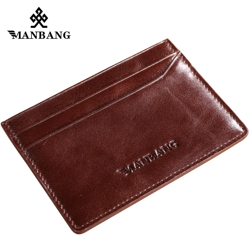 Обложка для паспорта Кредитная Держатель карт Manbang Для мужчин кошелек из