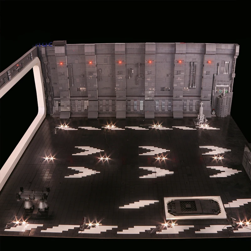 Серия Star Wars 7780 шт. светодиодный светильник MOC Millennium парковка фартук Кирпичи Строительные блоки игрушки Совместимые Наборы «Звездные войны»