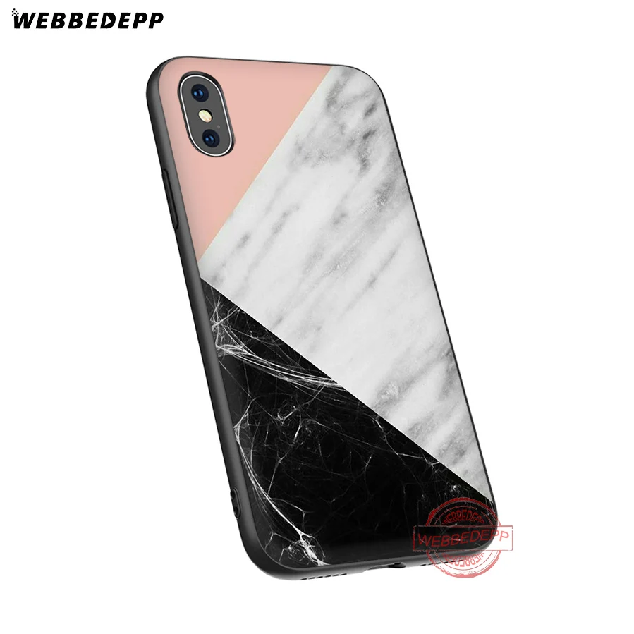 WEBBEDEPP Granite Scrub Marble Stone Soft Silicone Case for iPhone 8 7 6S 6 Plus 11 Pro XS Max XR X 5 5S SE Back Shell | Мобильные
