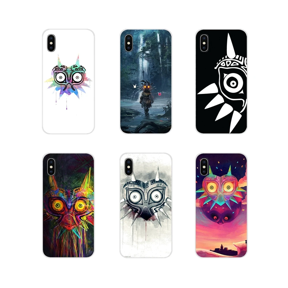 Легенда о Зельде Majora маска для Apple iPhone X XR XS MAX 4 4S 5 5S 5C SE 6 6S 7 8 Plus ipod touch аксессуары
