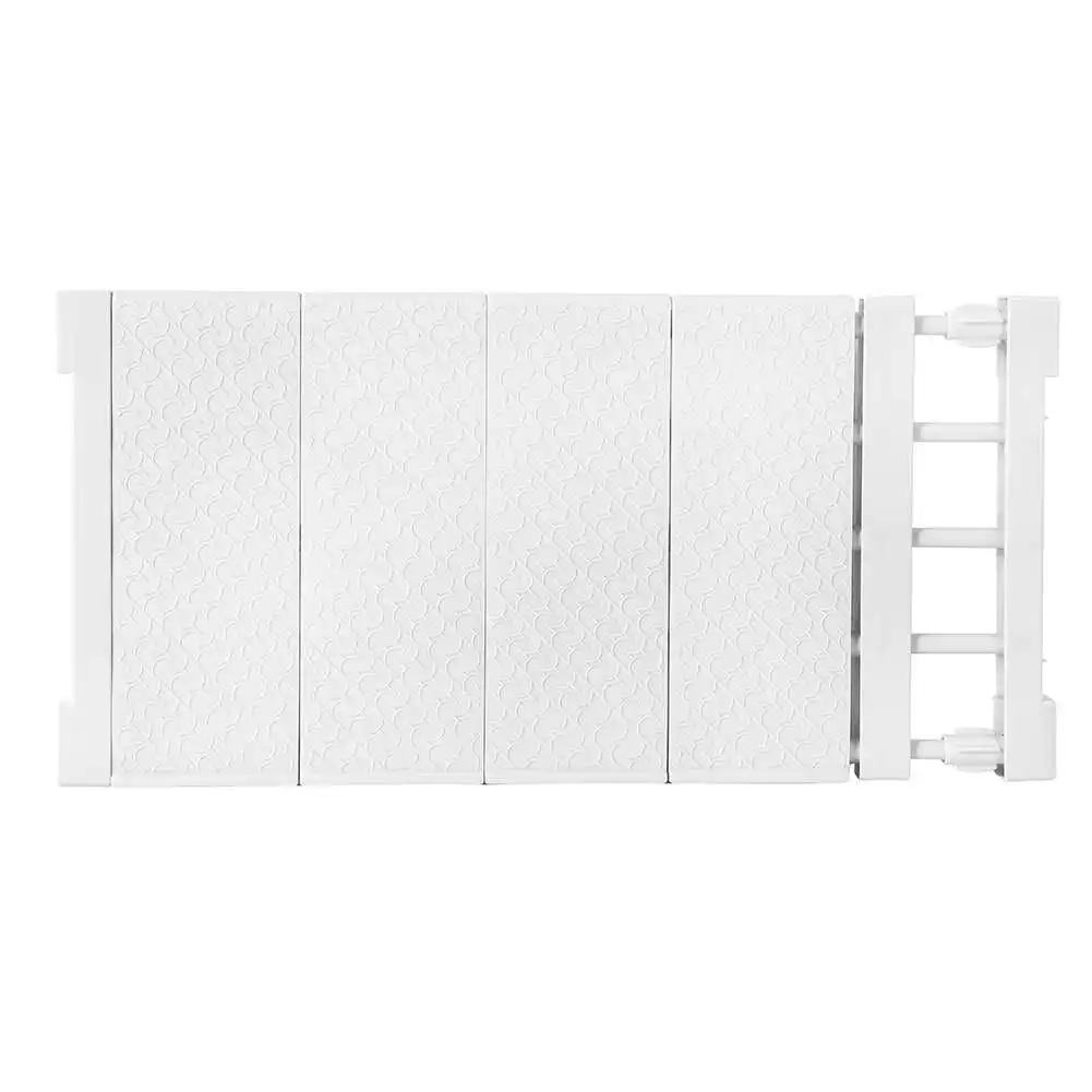 White 50-80cm Регулируемый шкаф, органайзер для хранения полка настенная кухонная стойка Экономия пространства шкаф декоративные полки для шкафа Держатели - Цвет: White 50-80cm