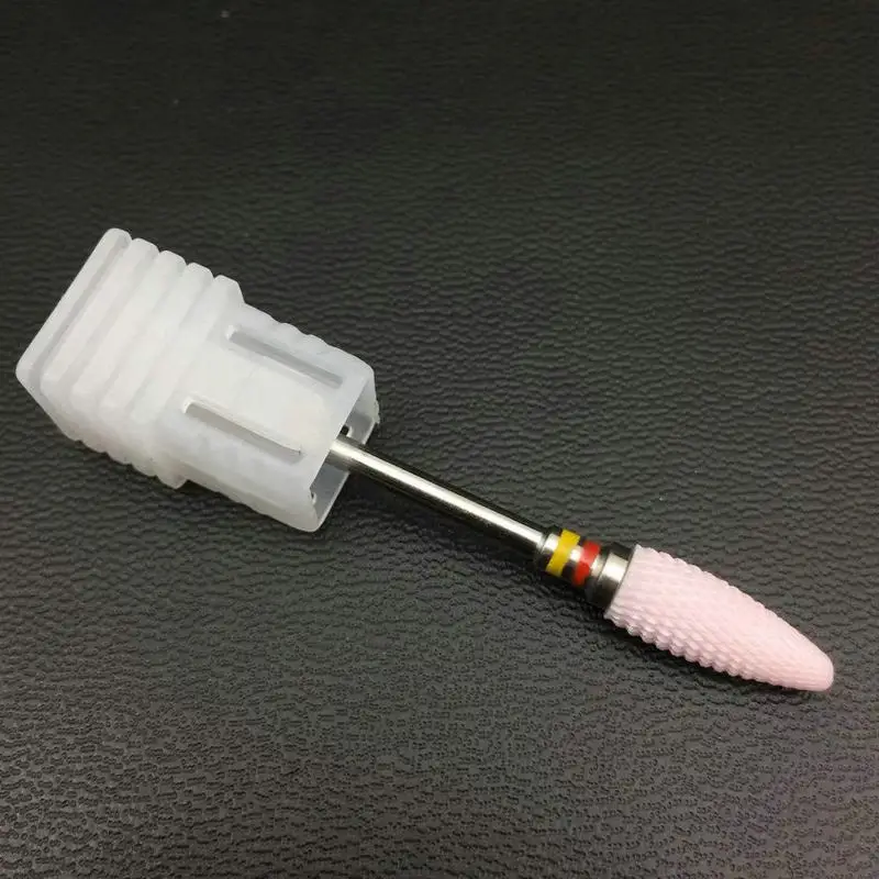 10pcs/set Wholesale Nail Ceramic Mill Manicure Machine Set Cutter For Pedicure Electric Nail Files Nail Drill Bit Nail Tools - Цвет: Ceramic 3-XF(10pcs)