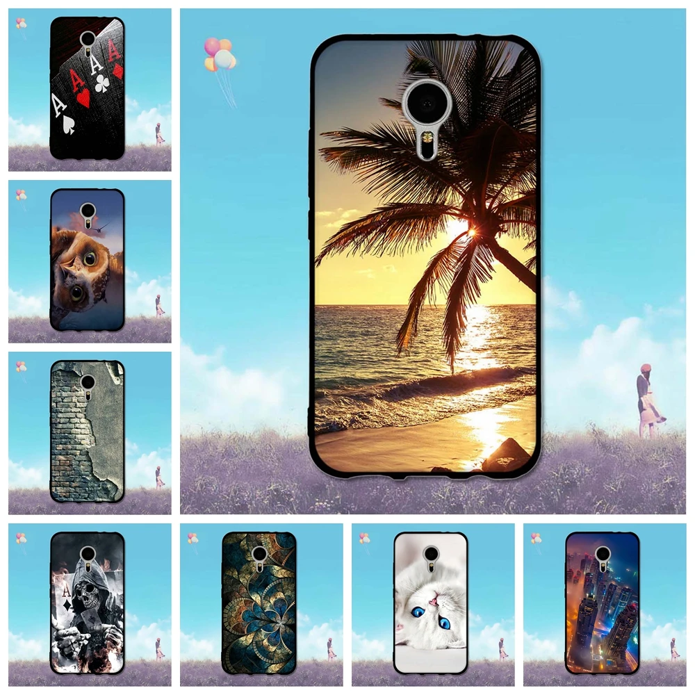 Для Meizu MX5 M575M M575U чехол 5 дюймов для телефона MX задняя крышка силиконовый s
