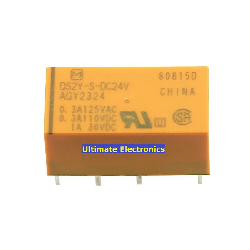 5 шт. DS2Y S DC24V AGY2324 8 контактное 1 а 24 В постоянного тока два открытых и двух закрытых
