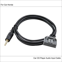 original plugs to aux adapter 3 5mm connector for honda civic accord crider jade car audio media cable data music wire