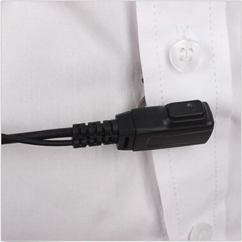 Фото Спортивная гарнитура для Motorola Kenwood Baofeng Walkie Talkie Radio 2 2 Pin Covert акустическая Воздушная трубка №5