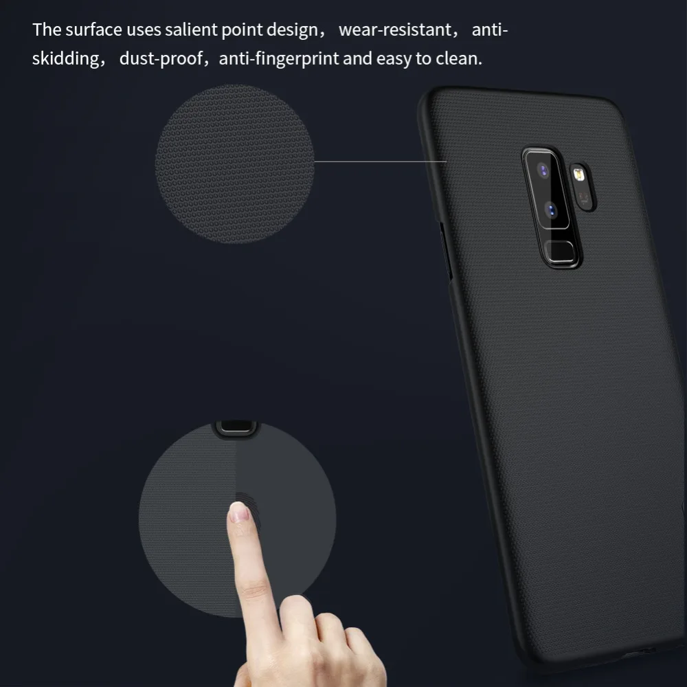 Суперматовый защитный чехол NILLKIN для Samsung Galaxy S9 Plus жесткий матовый из