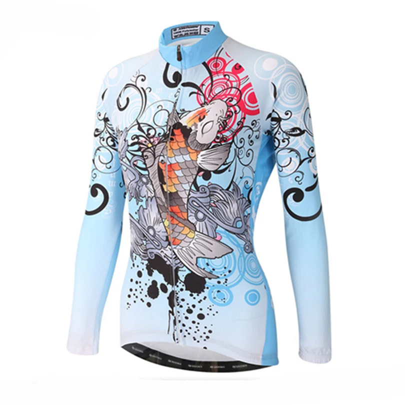 XINTOWN Pro Team осень Ropa Ciclismo Для женщин с длинным рукавом велосипед Одежда Майо Топы