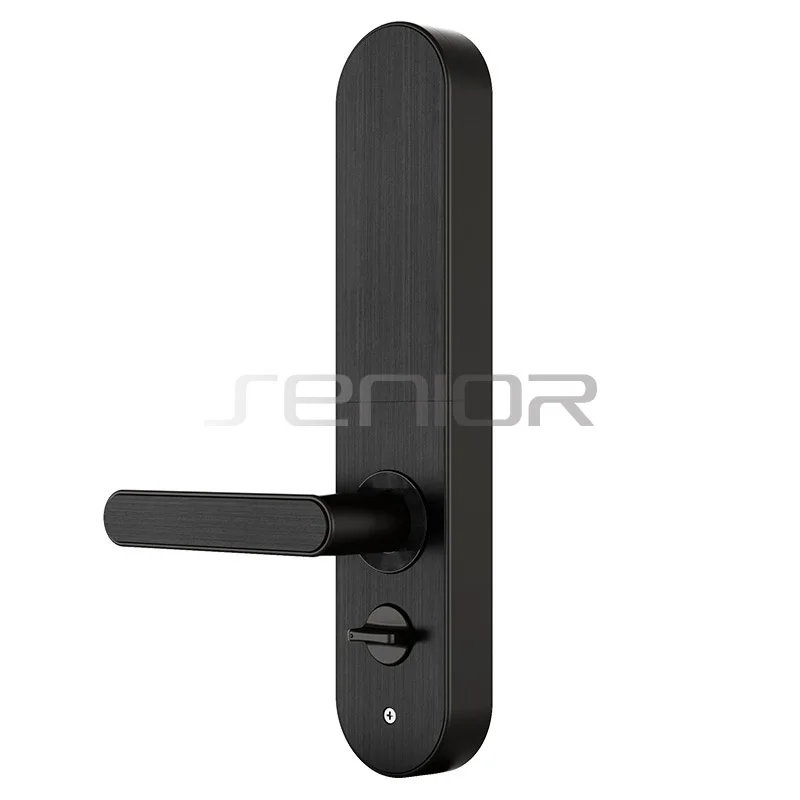 App Bluetooth Wifi Gateway Doorlock Fingerprint Smart Lock Passcode IC Card Locks Anti-theft Electronic Black D6 2019 NEW |