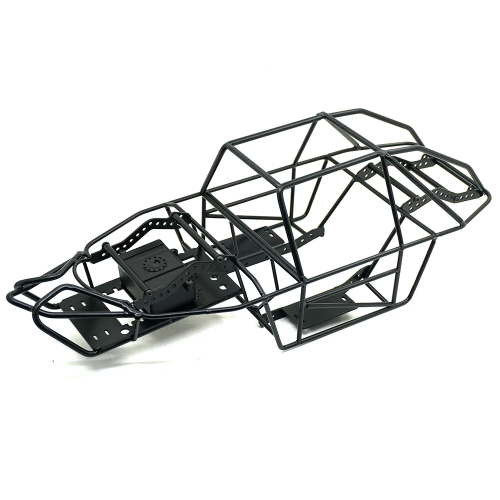 Черная металлическая рулонная клетка рама шасси RC Автомобильный кузов грузовика