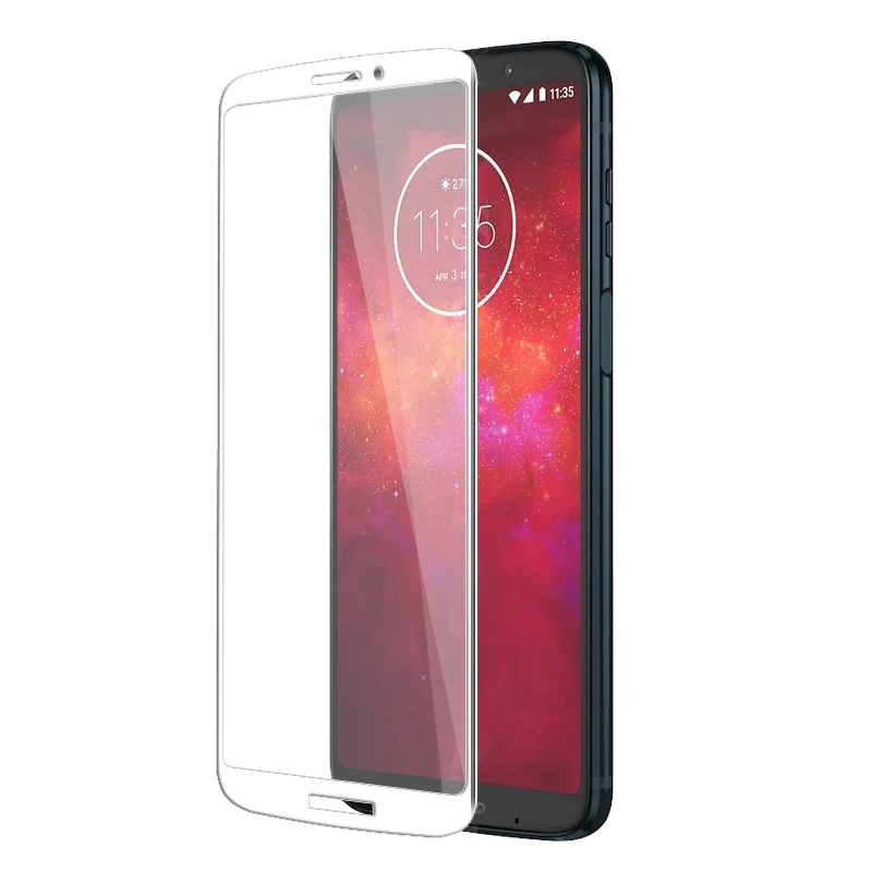 2.5D Edge Защита от царапин полное покрытие закаленное стекло для MOTO Z3 PLAY прозрачное