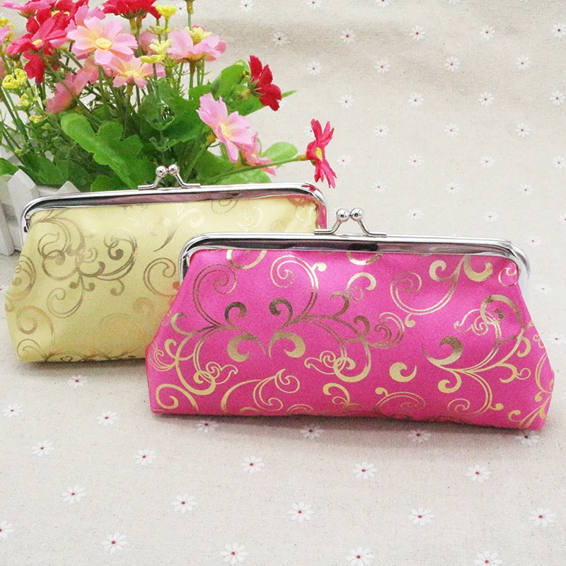 Новинка 2017 года имитация шелка этнический стиль ретро нулевой бумажник High end Hasp