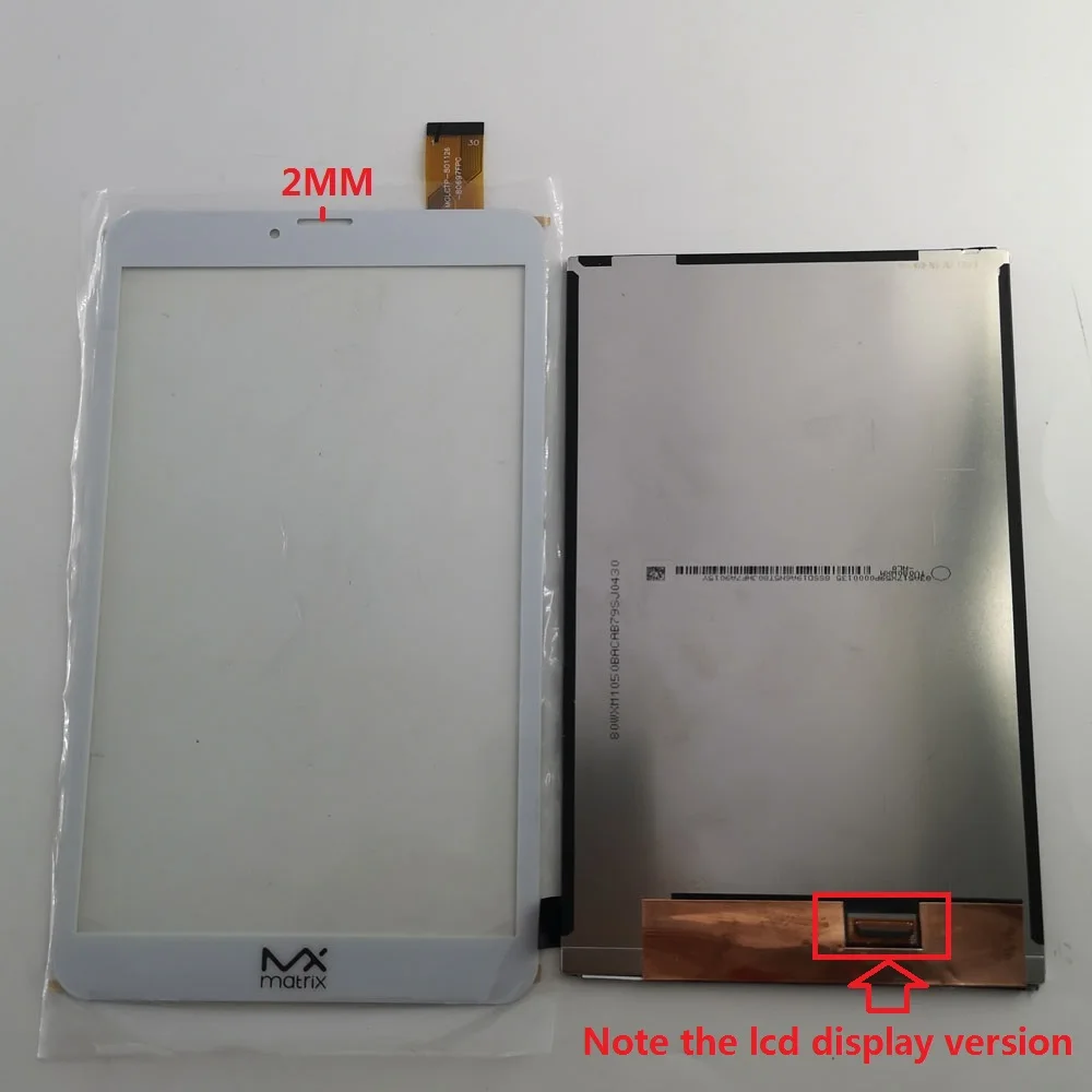 Белый и черный для 8 &quotTEXET TM 8044 0 3G планшетный ПК ЖК дисплей экран Сенсорная панель