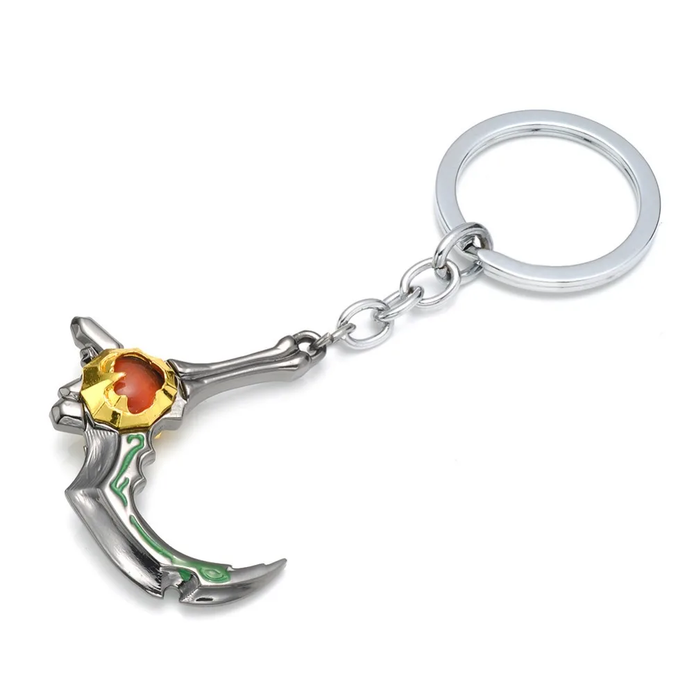 Riot Anime Hot Game DOTA 2 брелок для ключей с оружием Slark DOTA2 брелки глаз SKADI ювелирные