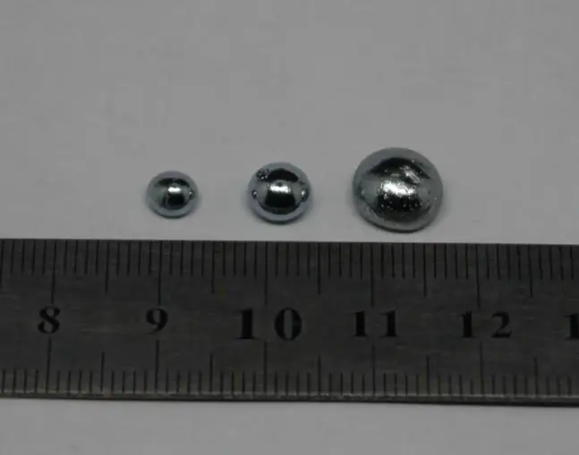 Os Osmium шарик из чистого 99.95% Периодическая таблица редкоземельных драгоценных