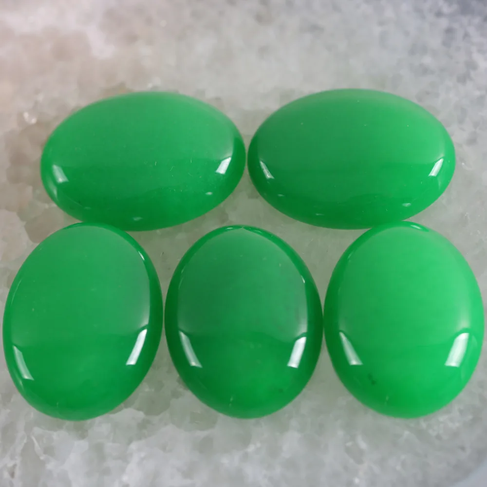 Бесплатная доставка Новый без бирок камень 30x40 мм натуральный зеленый нефрит