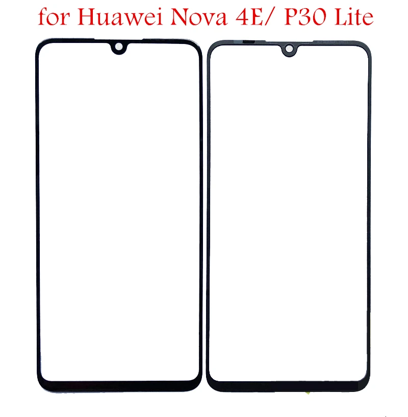 Сенсорный экран 6 15 дюйма для Huawei nova 4E стеклянная панель P30 Lite сенсорная передняя
