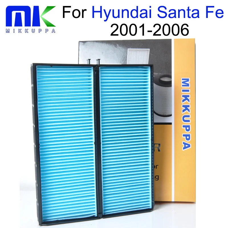 Mikkuppa воздушный фильтр кабины для hyundai Santa Fe 2001 2002 2003 2004 2005 2006 автомобильные