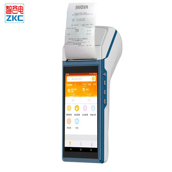Pos-терминал Android с 58 мм принтером rfid все в одном для системы оплаты | Компьютеры и