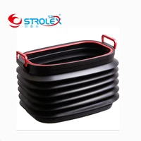 37l folding automotive storage box car backup storage telescopic storage bucket sundries box hot sale