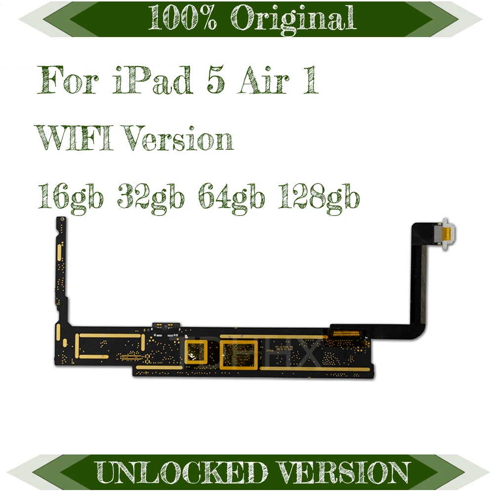 A1474/A1475 или A1476 оригинальная разблокированная для Ipad 5 материнская плата Wifi-cellular для Ipad Air 1 Материнская плата с системой IOS