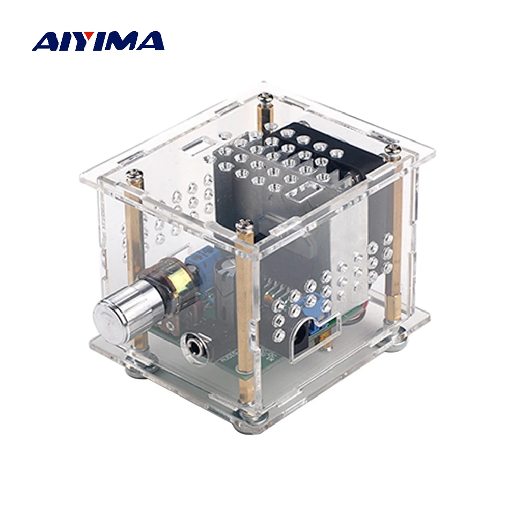 Aiyima TDA7297 цифровой усилитель доска 15 Вт + HIFI 2 0 Двухканальный аудио для мини книжная