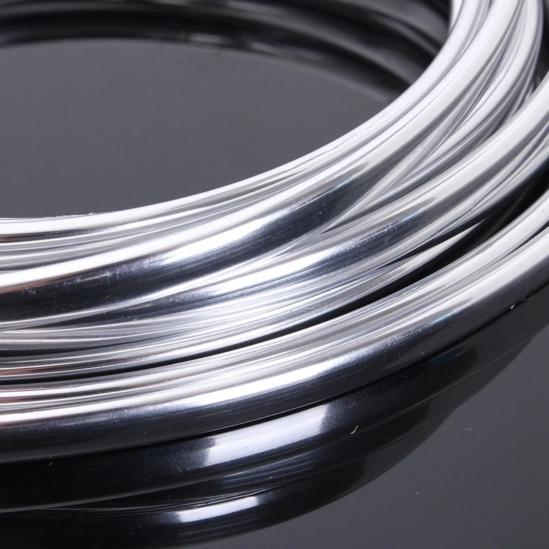 

20FT Chrome Moulding Trim Strip Car Door Edge Scratch Guard Protector Cover Silver