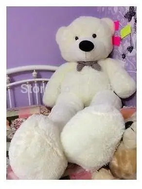 Горячая! 220 см белый мишка гигантский огромный большой чучело плюшевые мягкая
