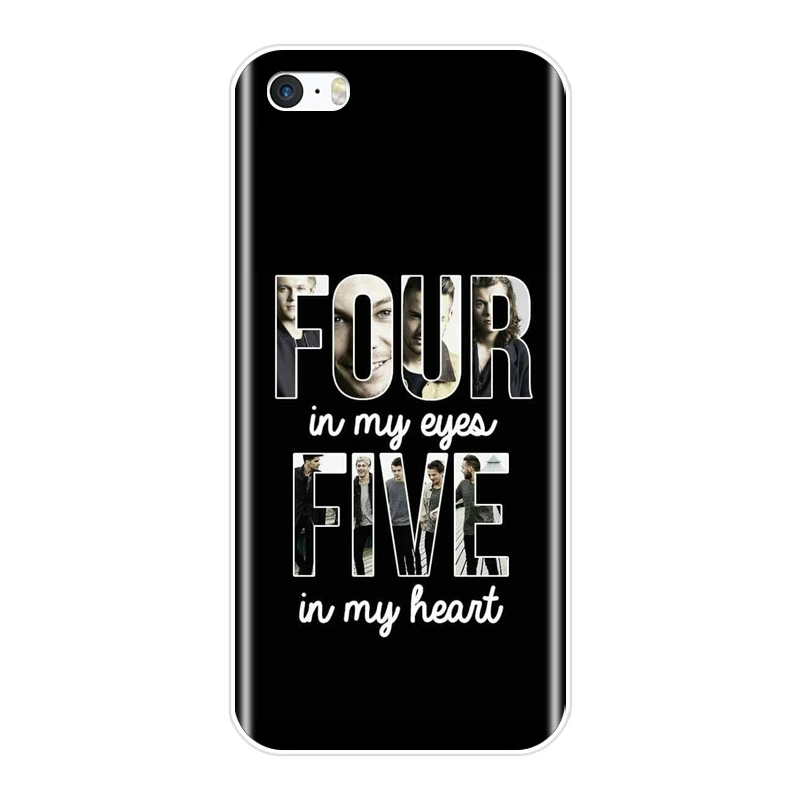 Мягкий чехол из ТПУ для iPhone 5 S 5C Телефон Ультратонкий односторонний силиконовый 4