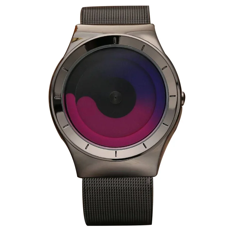 sport watch Уникальный дизайн парные часы поворотный стол минималистичные креативные часы Geek Спортивные кварцевые наручные часы для мужчин и женщин Relogio Masculino - Color: sport watch