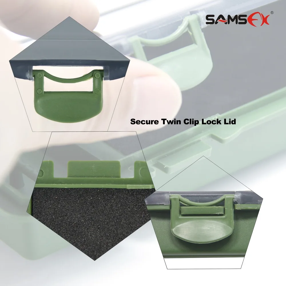 SAMSFX коробка для рыболовных снастей для ловли карпа жесткая заколка для волос коробка для снастей