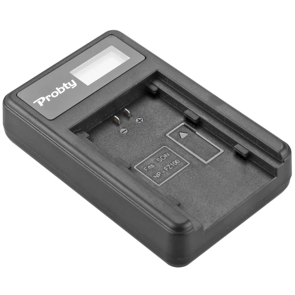 PROBTY NP-FZ100 NP FZ100 ЖК-дисплей Экран USB Батарея Зарядное устройство для Sony BC-QZ1 Alpha 9 A9 9R A9R