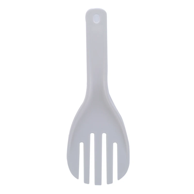 Домашняя Высококачественная пластиковая ложка для еды белого риса