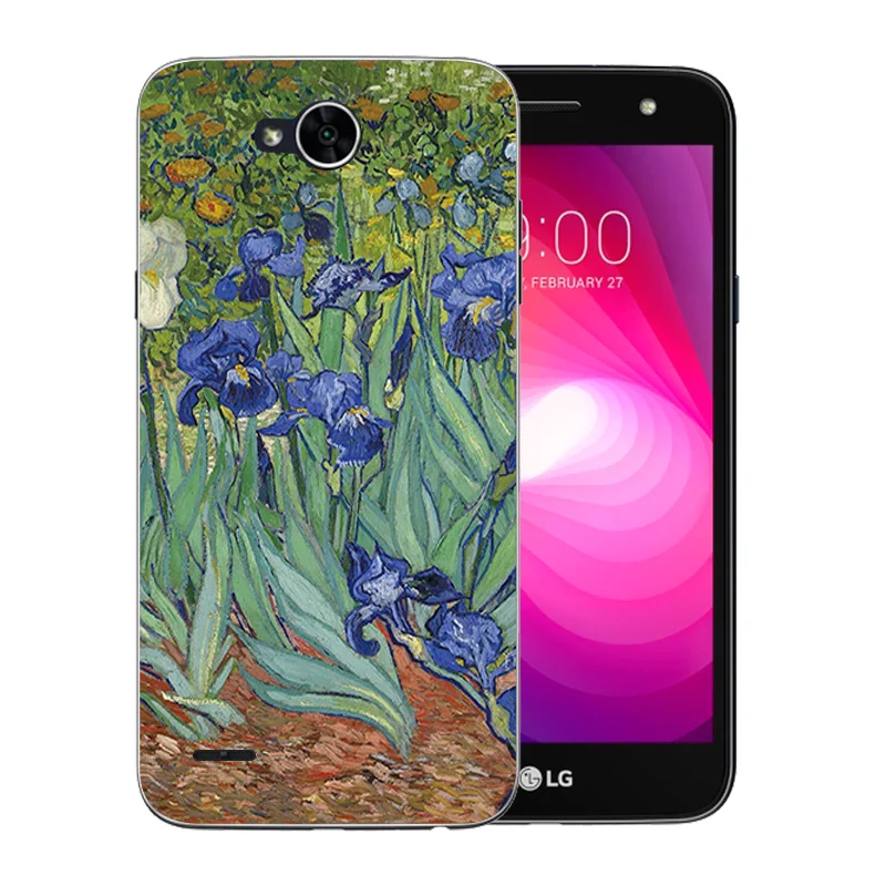 Силиконовый чехол для LG X power 2 K10 Power мягкий мобильного телефона из ТПУ с рисунком