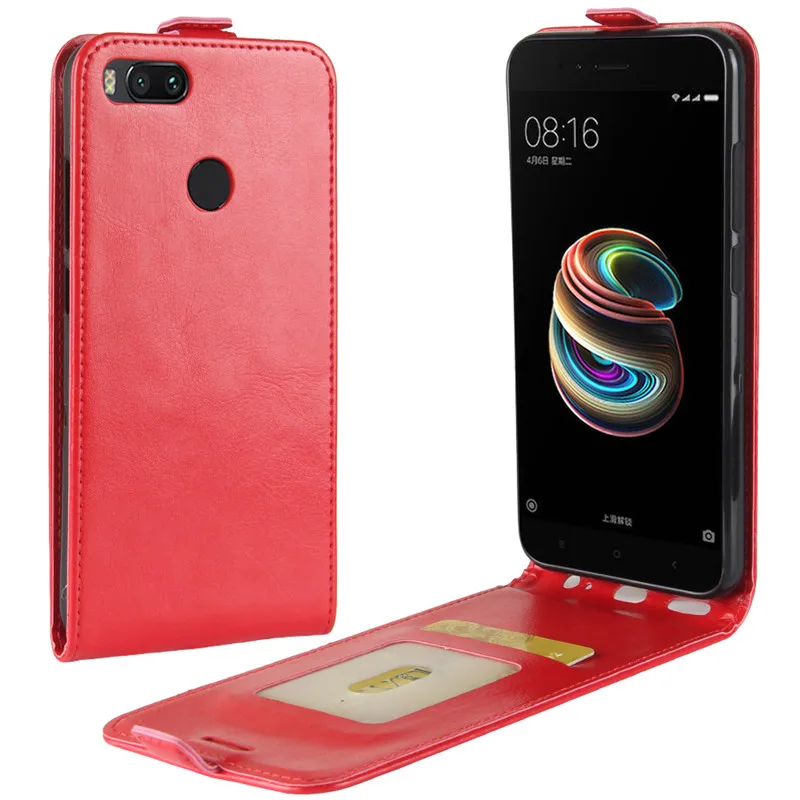 Чехол для Xiaomi MiA1 чехол Mi A1 с откидной крышкой из искусственной кожи телефона Xiomi