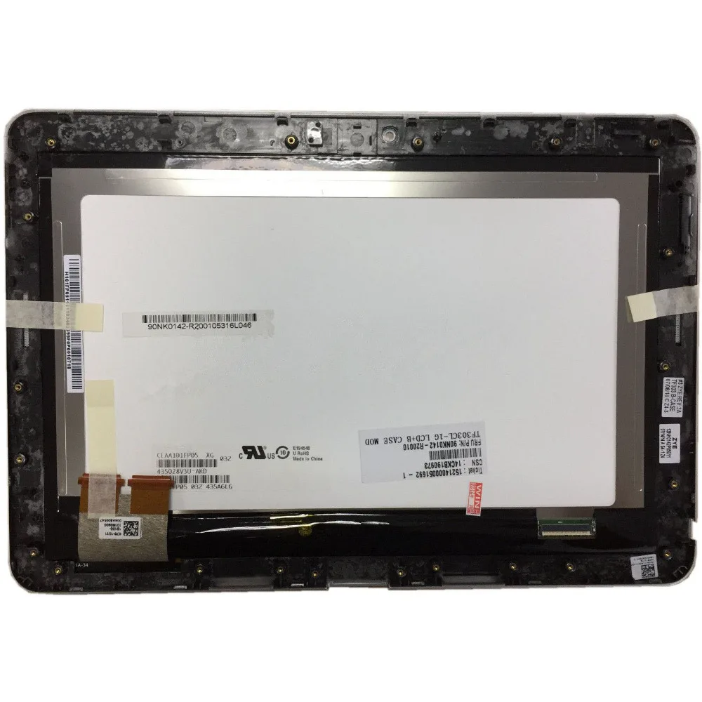 ЖК дисплей для ASUS TF303CL K014 076 1011 CLAA101PF05 светодиодный фонарь с белой рамкой|touch screen|touch