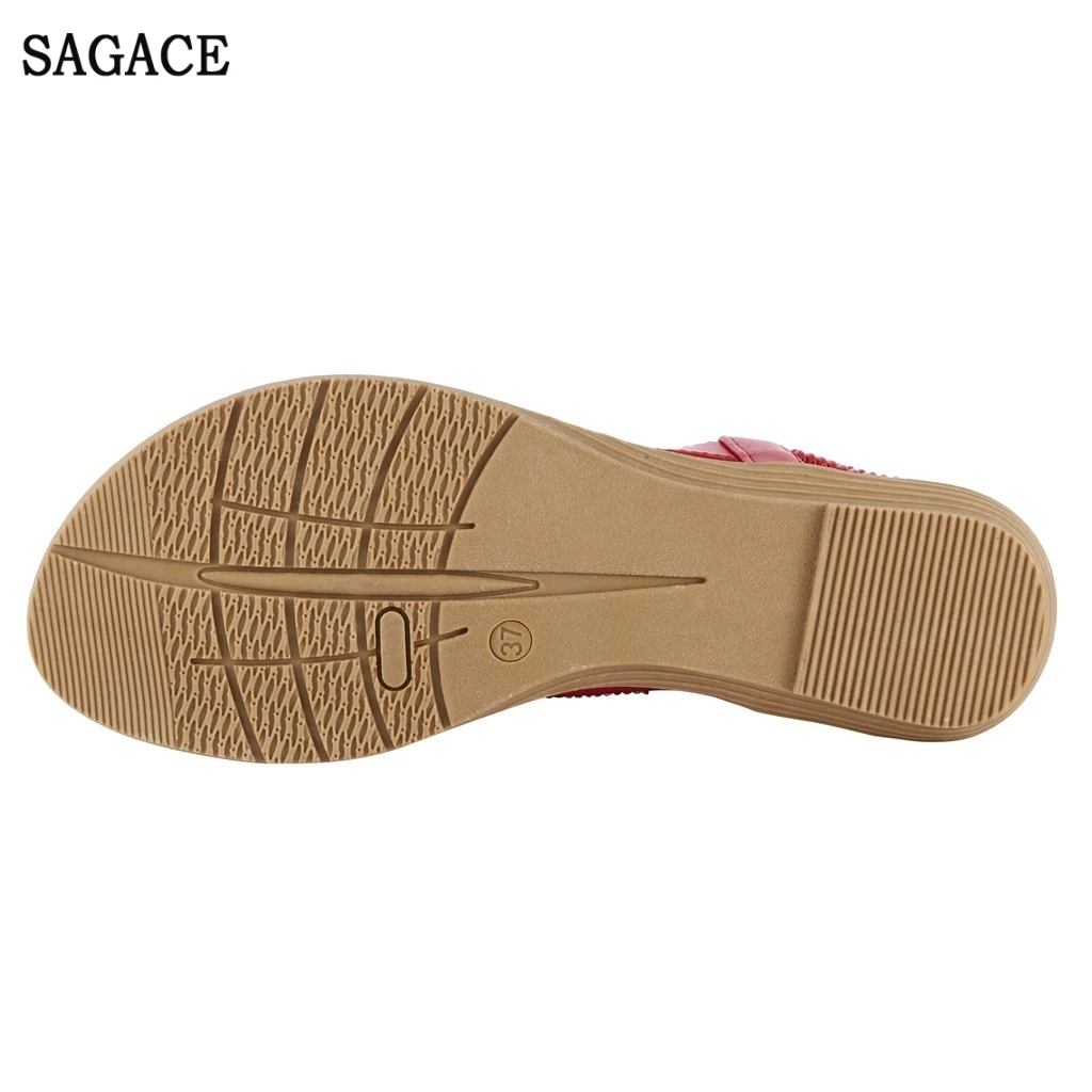 SAGACE женская обувь для девушек на танкетке со стразами плоской подошве с