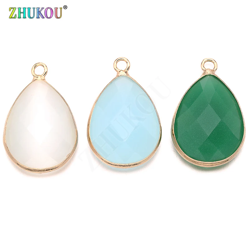 

16*24mm Brass Cubic Zirconia Rose red color Charms Pendants Diy Jewelry Findings, Mixed Color, Hole: 2mm, Model: VD369