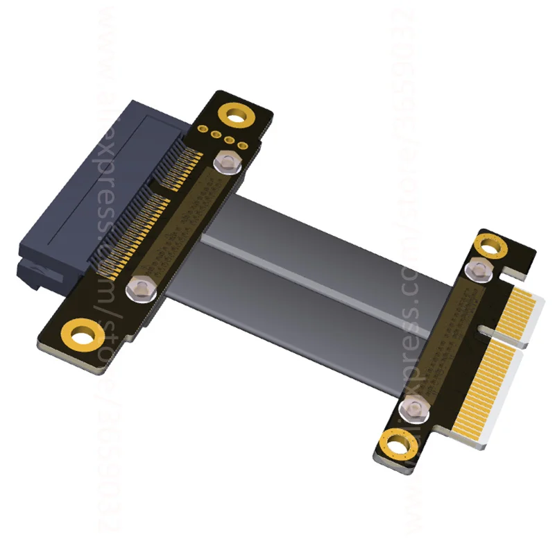 Удлинительный кабель PCIe 3 0x4 Male to x4 Female 32G/bps PCI E III материнская плата 4x Graphics SSD RAID