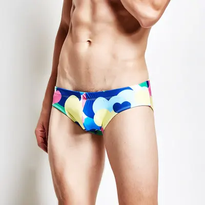 

Мужской Быстросохнущий купальный костюм с принтом сердца, с заниженной талией