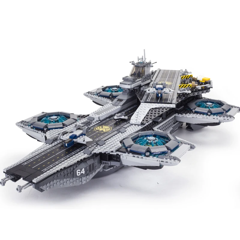 H& HXY SY1189 2996 шт. Супер Герои Helicarr marvel щит Helicarrier 76042 07043 Модели Строительные наборы блоки кирпичи игрушки