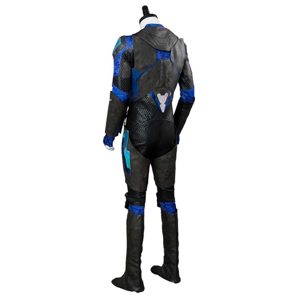 

Black Lightning TV Jefferson Pierce Cosplay Costume Battle Suit Halloween Carnival Party Costumes For Adult Men