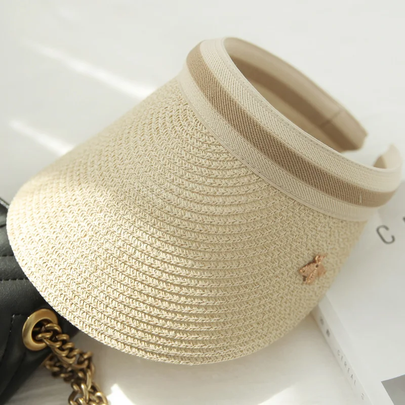 Женская соломенная шляпа летняя пляжная для девушек Корейская версия|Женские