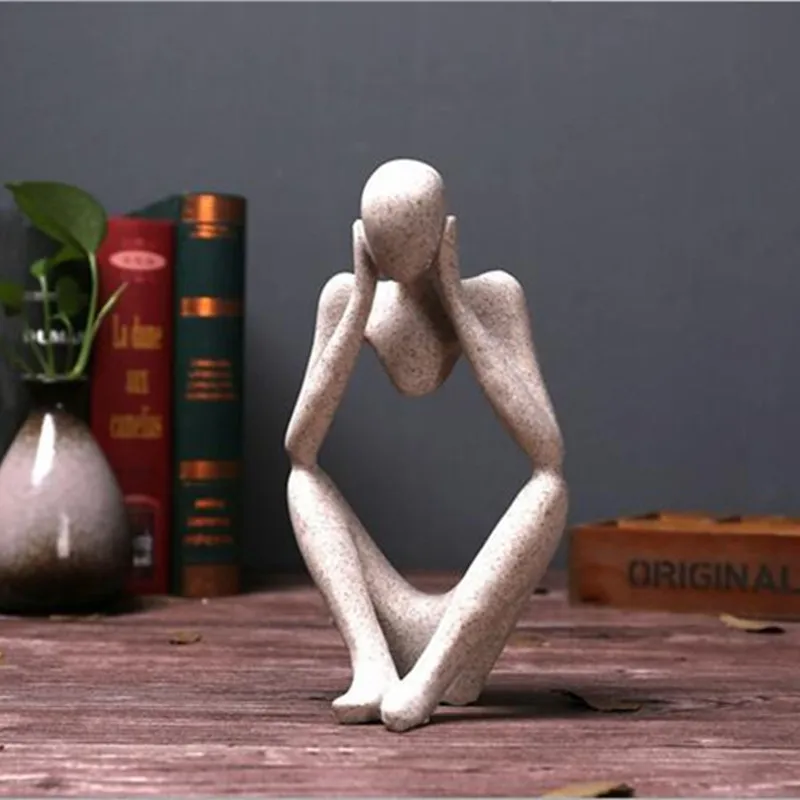 Новый креативный домашний декор гладкий камень для людей дизайнерский Декор