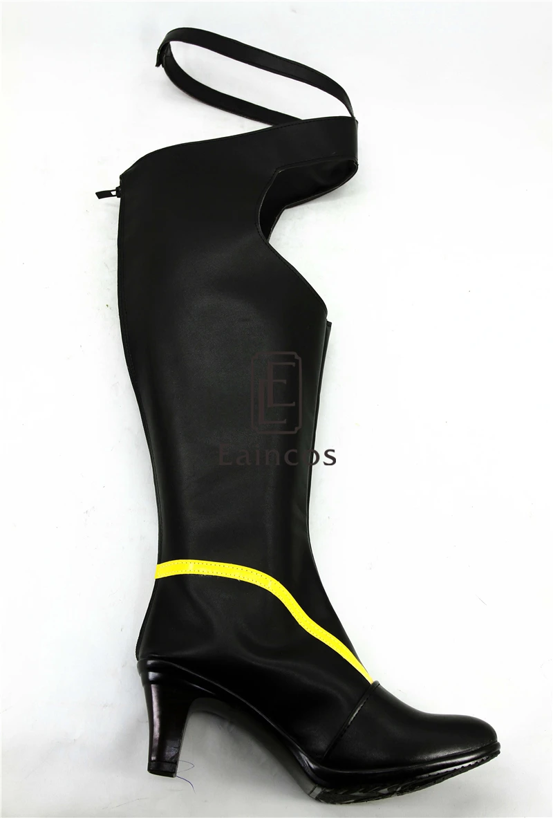 Аниме меч искусство онлайн конно юуки черные ботинки косплей обувь для вечеринок