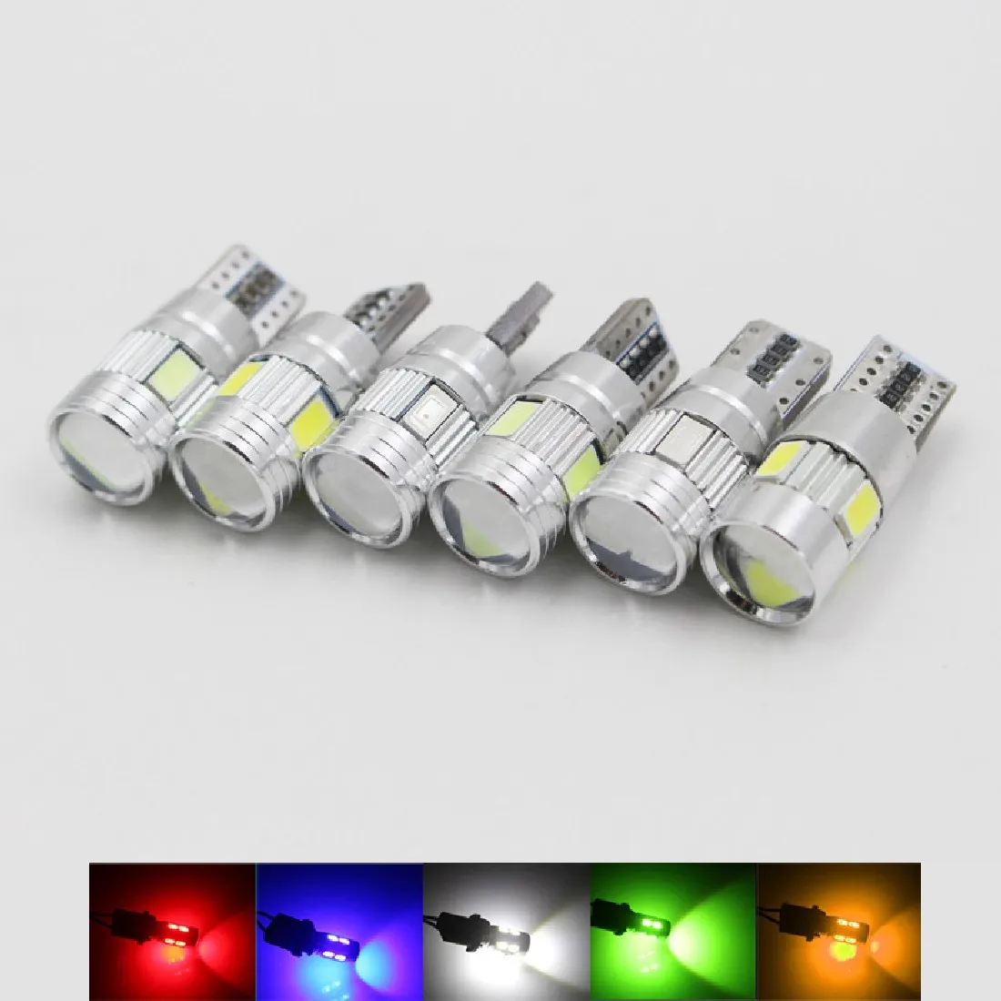 Tonewan T10 168 192 W5W 6 led 5630 5730 проектор smd объектив Автомобильный парковочный светильник