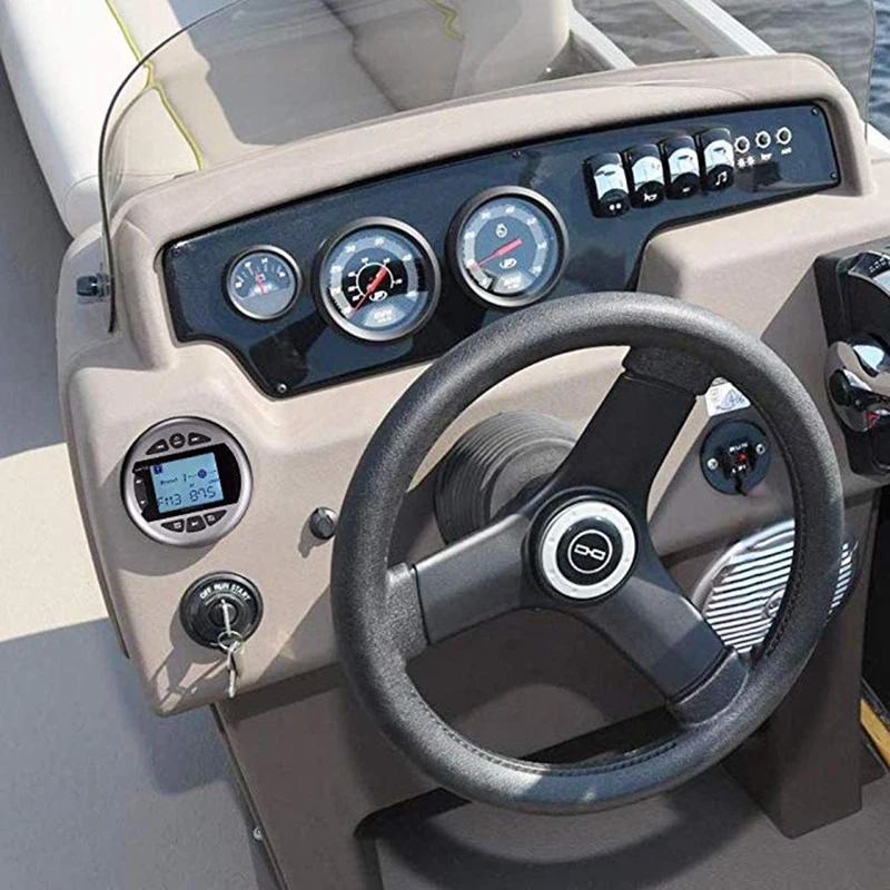 Водонепроницаемый морской стереопроигрыватель Bluetooth лодка радио цифровой