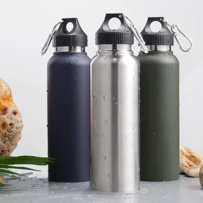 700ml Sports Outdoor Bottle stainless steel mug portable mobile sports straight cup outdoor car travel big mouth kettle | Спорт и
